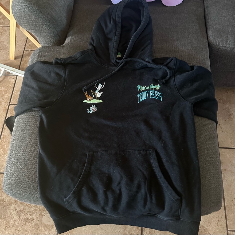 Teddy Fresh x Rick and Morty pullover hoodie